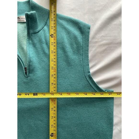 Peter Millar Crown Comfort Vest Mens Medium Teal Green - Picture 6 of 7